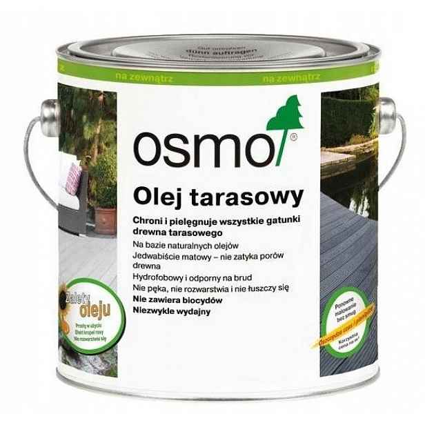 Olej na dřevěné terasy zahradního nábytku Osmo Garapa 013 0,75L