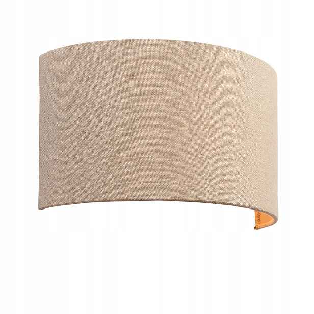 Endon Nástěnná lampa Obi půlkruhová béžová 1xE27 40W Led