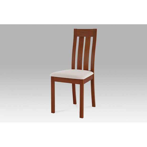 Jídelní židle dřevo / látka Autronic Třešeň