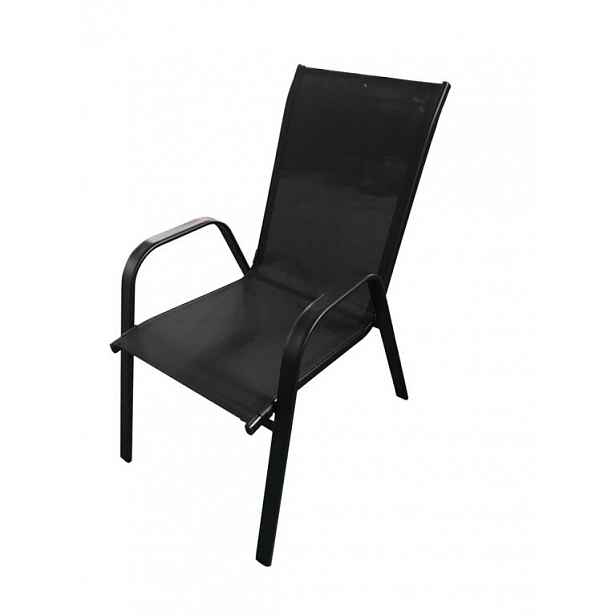 Kovová zahradní židle XT1012C černá