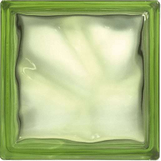 Luxfera Glassblocks green 19x19x8 cm sklo 1908WGREEN