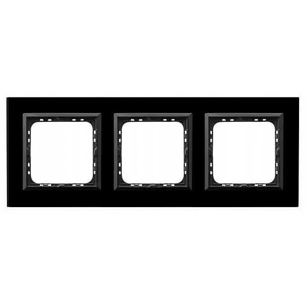 Ospel Sonáta černé sklo – rámeček R-3RGC/32/25 (4 mm)