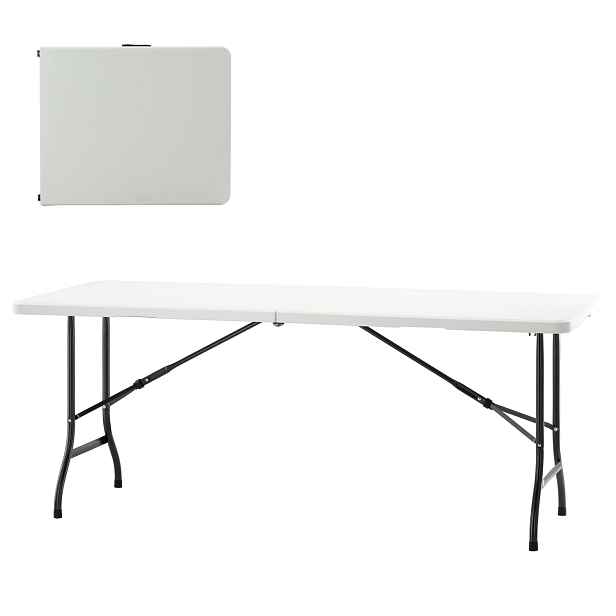 Chomik Zahradní stůl SLEEK | bílá 180 cm