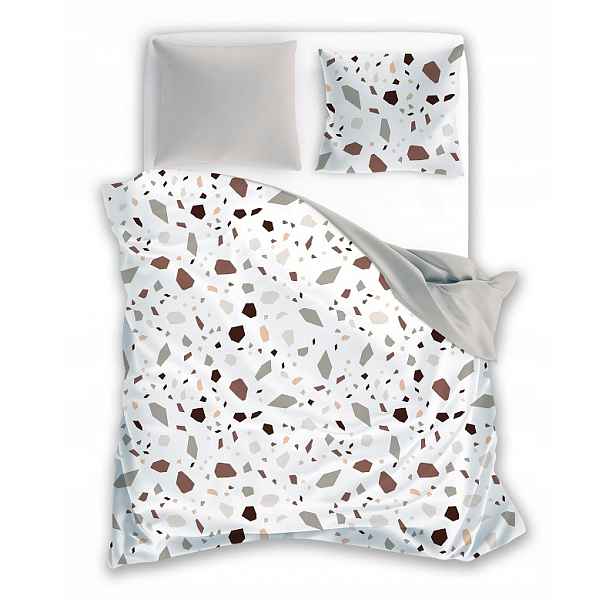 Povlečení saténové 160x200 Boho 01 geometrické vzory