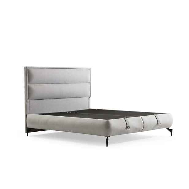 Rám jednolůžkové postele s čelem Fresh 90 x 190 - Grey