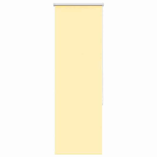 vidaXL Roleta zatemňovací žlutá šířka látky 50,7 cm polyester