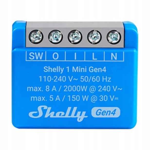 Ovladač Shelly 1 Mini Gen4 Zigbee/Matter