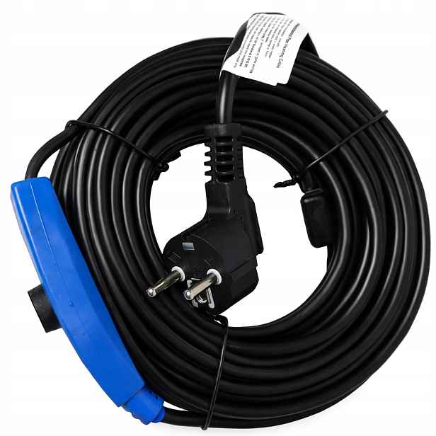 Topný kabel, topný kabel 8 m s termostatem
