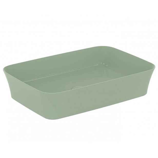 Ideal Standard Ipalyss - Umyvadlo na desku, 55x38 cm, bez přepadu, Sage E2076X9