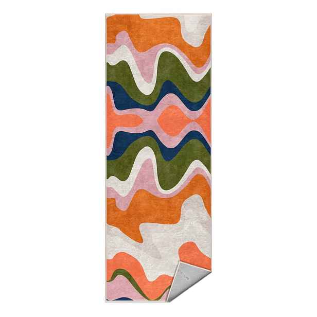 Oranžový pratelný běhoun 80x200 cm Squiggly Orange – Mila Home