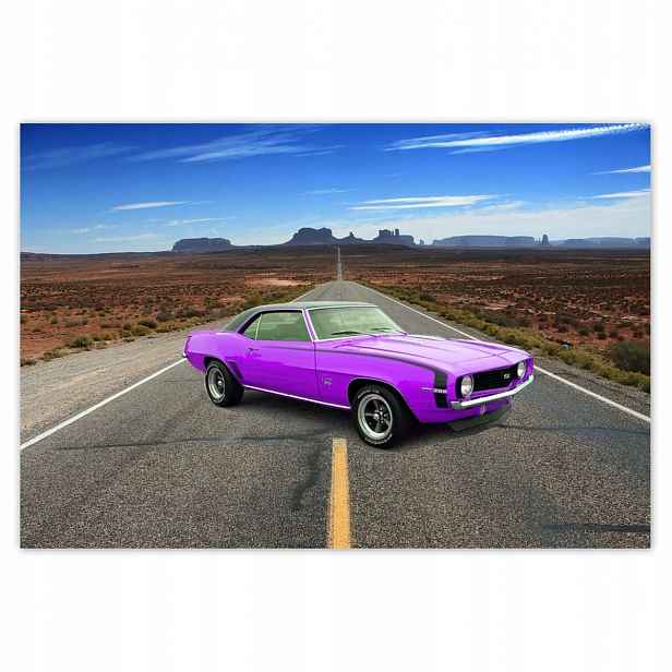 Plakáty 200x135 Fialový Chevrolet Ss