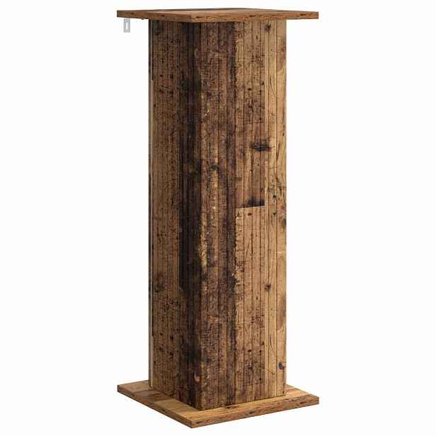 vidaXL Stojan na rostliny Staré dřevo 30,5 x 30 x 80,5 cm
