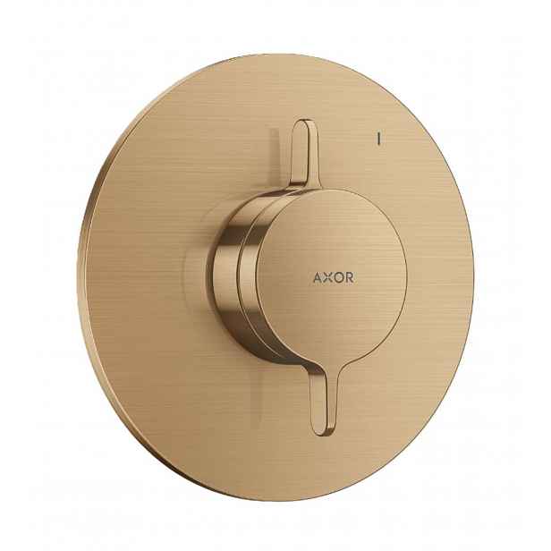 Axor One - Sprchová baterie pod omítku, kartáčovaný bronz 48615140