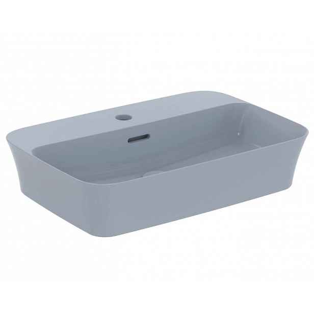 Ideal Standard Ipalyss - Umyvadlo na desku, 55x38 cm, s přepadem, otvor pro baterii, Powder E2077X8