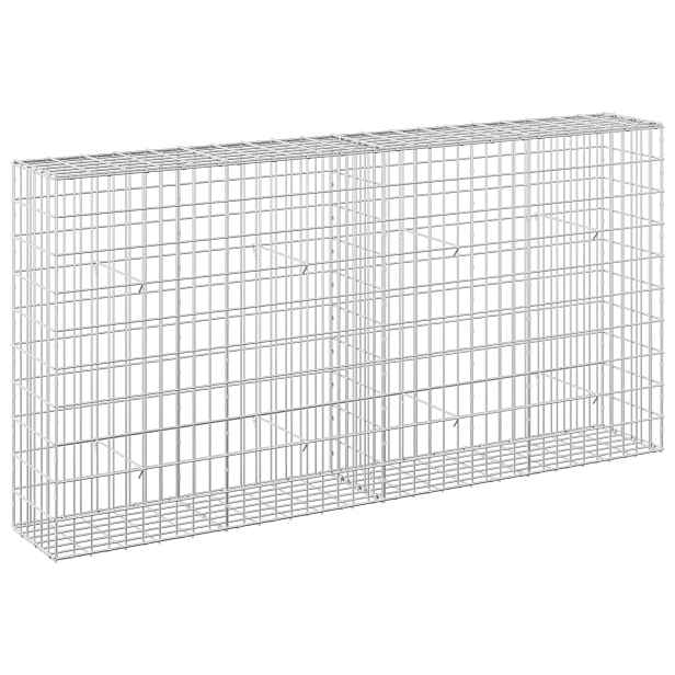 vidaXL Gabion s drátem 5 mm a síťkou 5x10 cm 200x30x100 cm