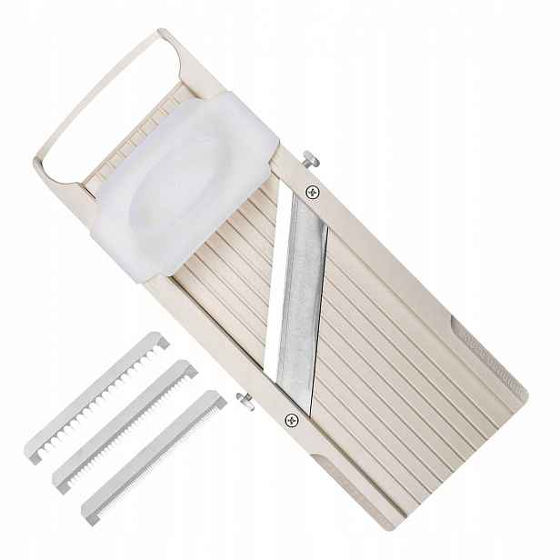 Benriner Standard Japonská Ostrá Mandolína pro Zeleniny 95 mm 9,5 cm Béžová