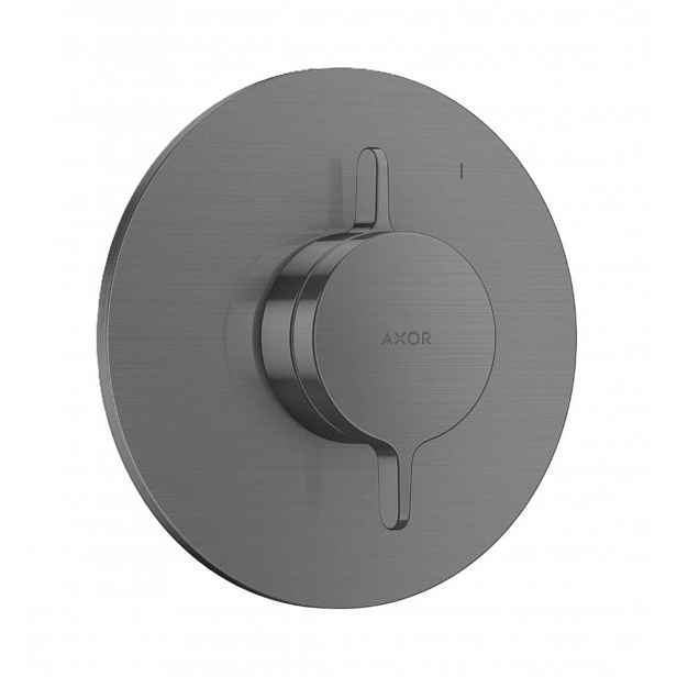 Axor One - Sprchová baterie pod omítku, kartáčovaný černý chrom 48615340