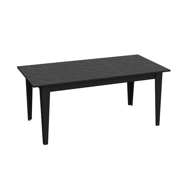Kalune Design Jídelní stůl POLKA 180 cm černý