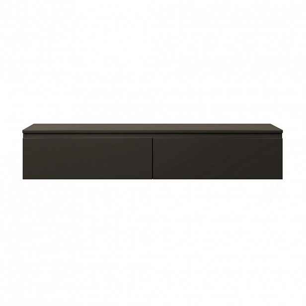 Selsey TV stolek Bemmi černý 150/28/32 cm