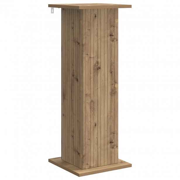 vidaXL Stojan na rostliny Dub artisan 30,5 x 30 x 80,5 cm