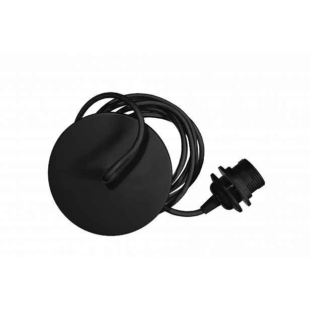 Závěs pro stínidla Rosette black Ø 14 cm L 2,1 m - UMAGE