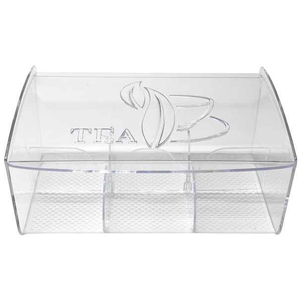 PROHOME - Box na čaje NEW transparentní