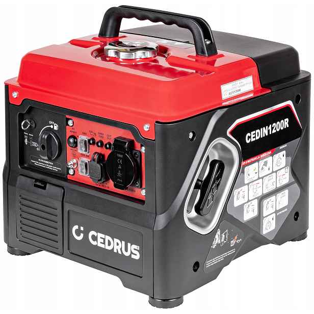 Jednofázový přenosný generátor Cedrus 1200 W benzín