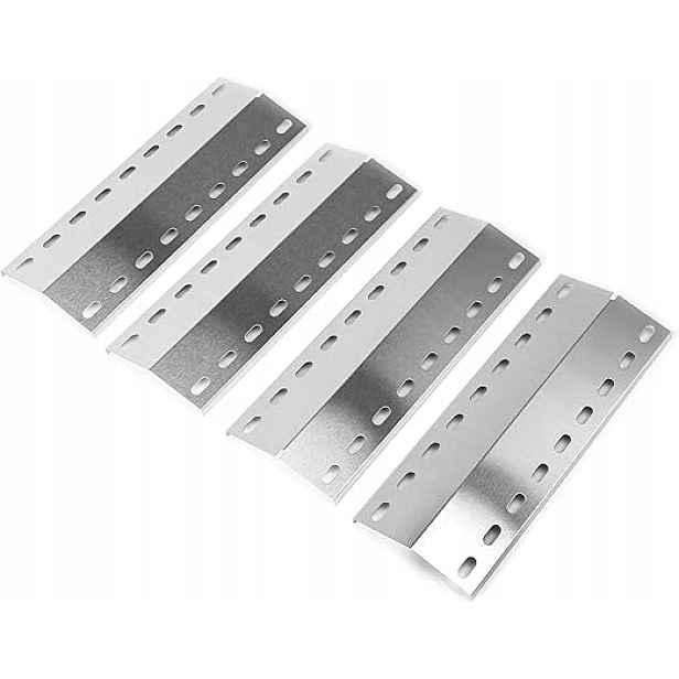 Krytky hořáku 40x17 cm nerezová ocel 4 ks Gftime
