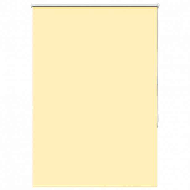 vidaXL Roleta zatemňovací žlutá šířka látky 85,7 cm polyester