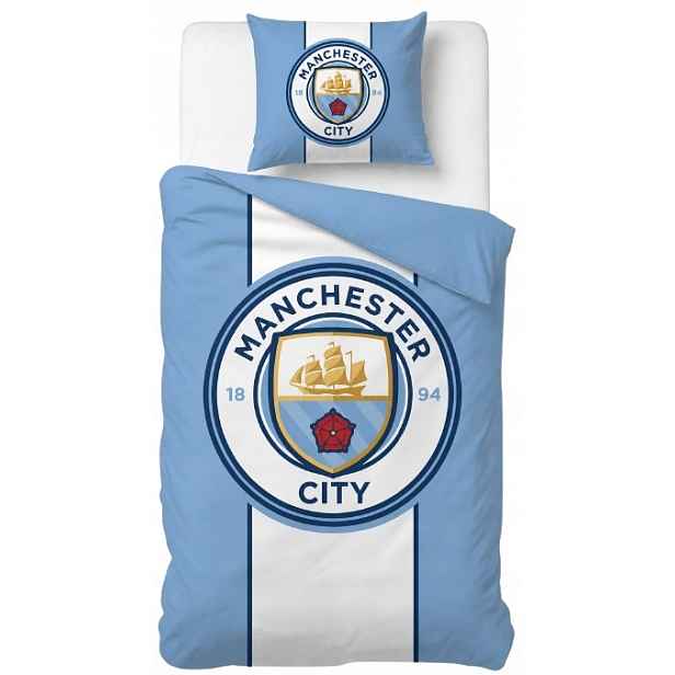 Oboustranné Povlečení Manchester City 140x200 Povlečení Mancity F.c. Originál
