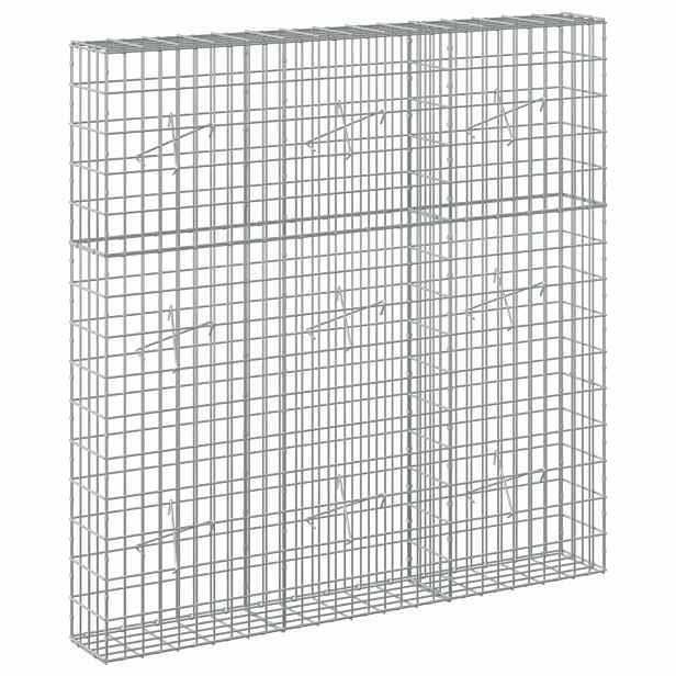 vidaXL Gabion s drátem 5 mm a síťkou 5x10 cm 150x20x150 cm