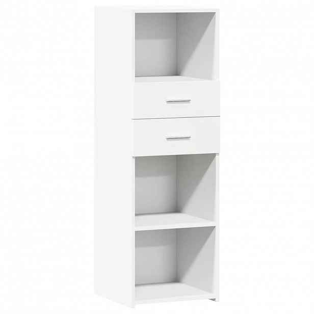 vidaXL Skříň highboard bílá 40 x 42,5 x 124 cm kompozitní dřevo