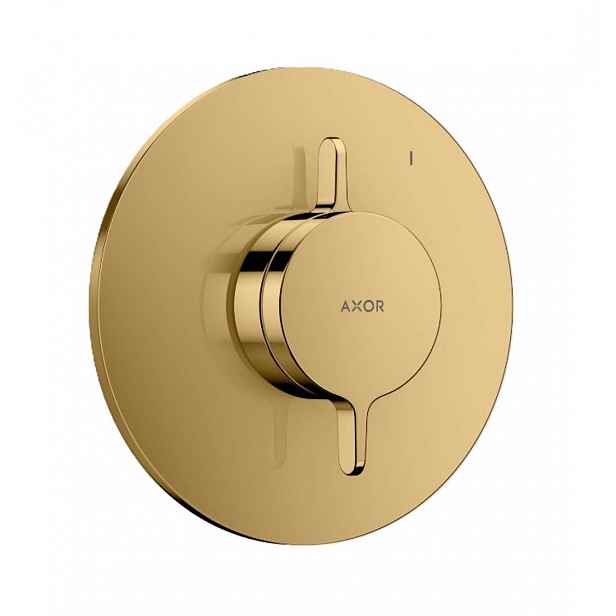Axor One - Sprchová baterie pod omítku, leštěný vzhled zlata 48615990