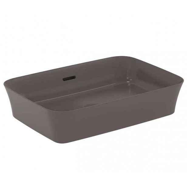 Ideal Standard Ipalyss - Umyvadlo na desku, 55x38 cm, s přepadem, slate grey E2078V5