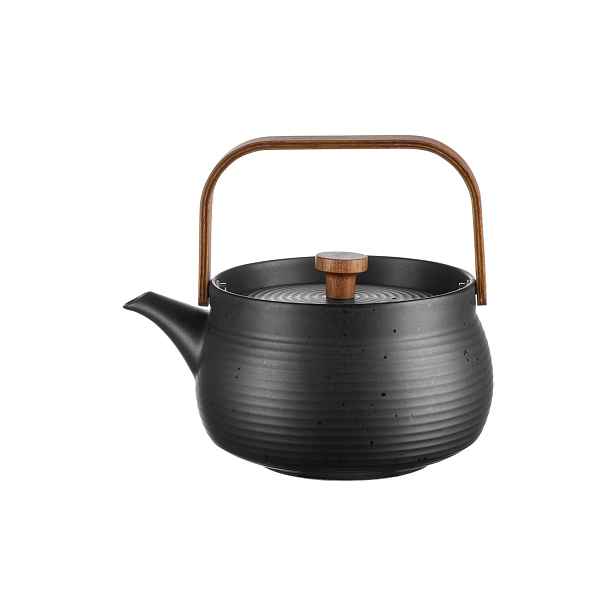 Porcelánová konvice na čaj 0,6 l JAPANDI ASA Selection - černá