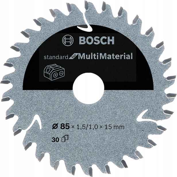 Pilový kotouč Standard for MultiMaterial 85x1,5x15mm 30 zubů Bosch