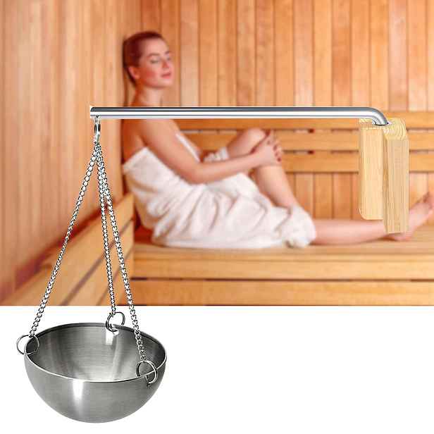 Výparník Do Sauny, Podnos Z Nerezové Oceli 12 CM Na Krystaly