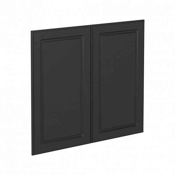 Vicco KUCHYŇSKÁ DVÍŘKA R-Line Antracitový venkovský dům 79.2 x 71.3 cm nábytková čela pro skříňku pod dřez