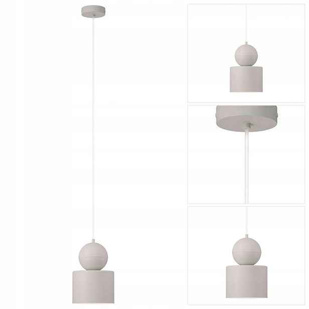 Závěsná lampa šedá béžová Mosaic, moderní design nad barem Sigma Lighting