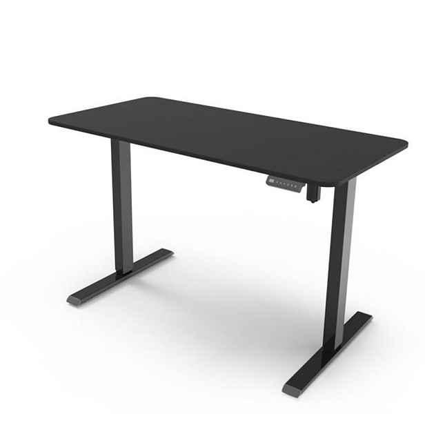 Elvisia Elektrický výškově nastavitelný psací stůl YLÖS | černá 120 x 60 cm