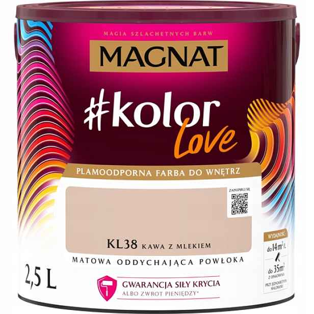 Magnat Barva Love KL38 káva s mlékem 2,5 l