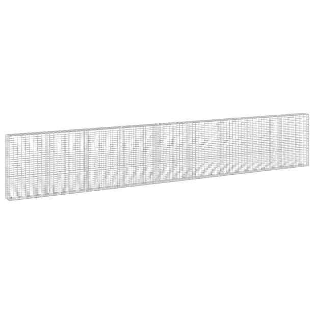 vidaXL Gabion s drátem 5 mm a síťkou 5x10 cm 900x30x150 cm