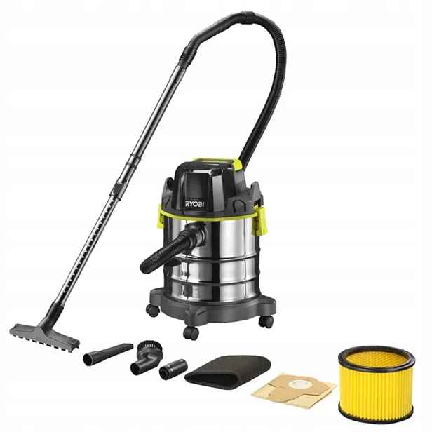 Akumulátorový Vysavač Ryobi pro mokré i suché vysávání 18V dílna R18WDV-0
