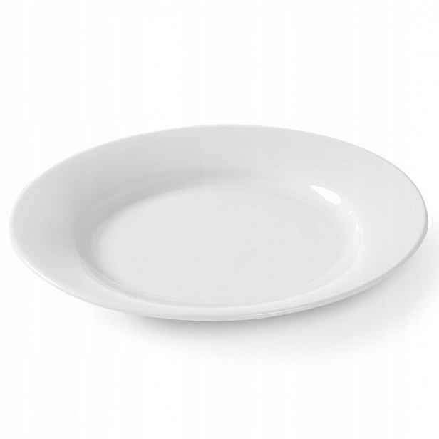Talířek Optima bílý porcelán, průměr 160 mm, sada 12 Ks Hendi 770849
