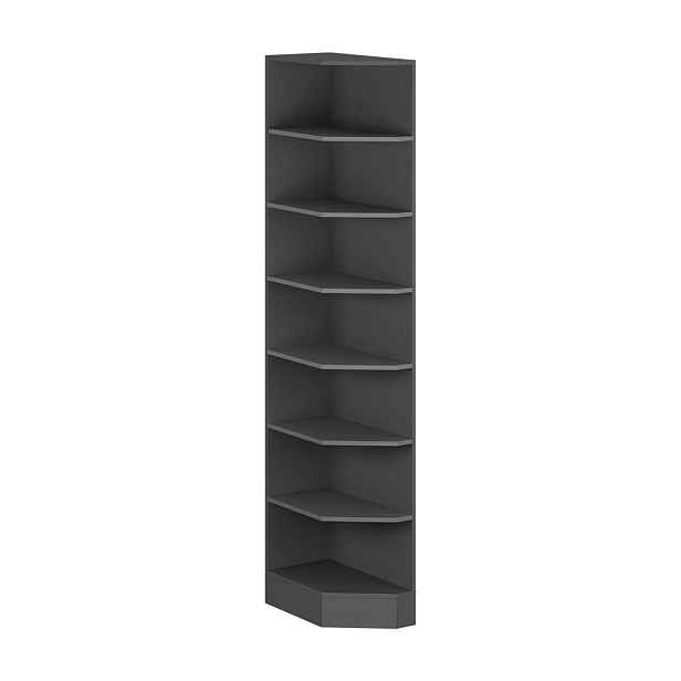 Vicco POLICE KUCHYŇ R-Line, Antracit/Antracit, 30 cm se 7 přihrádkami