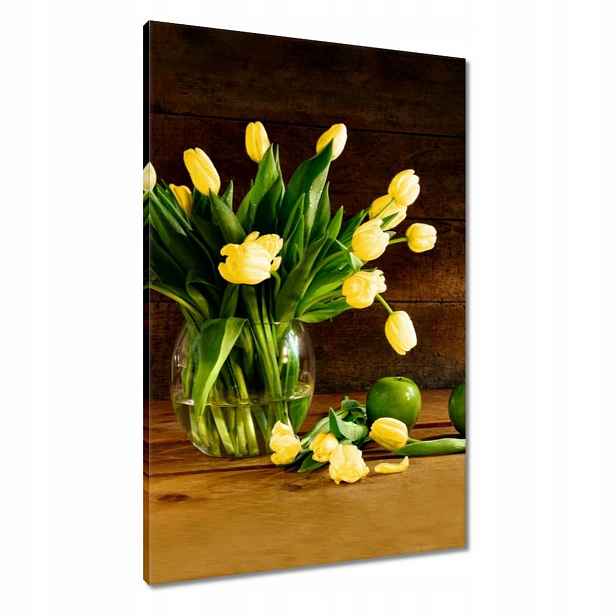 Obrazy 60x90 Žluté tulipány