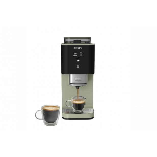 Automatický kávovar KRUPS Coffee Crush SA401LE0 Zelená