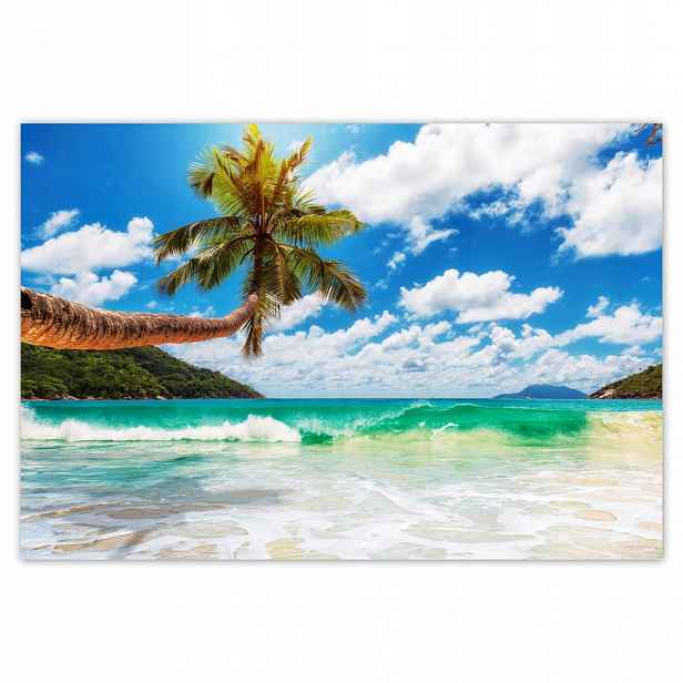 Fototapety flizelina 152x104 Rajská pláž s palmou