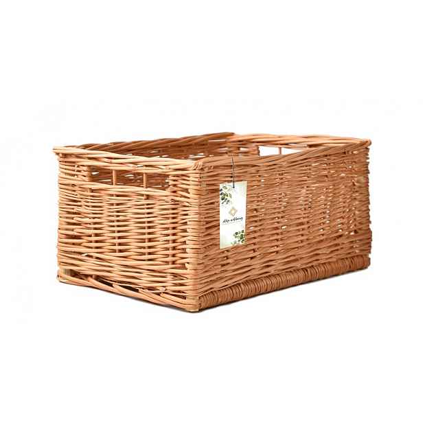 Proutěný box Koš Regálový proutí Na Regál