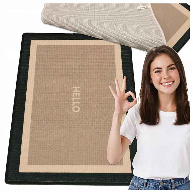 Rohožka Před Dveře Koberec Do Předsíně Protiskluzová Hello 60x90CM